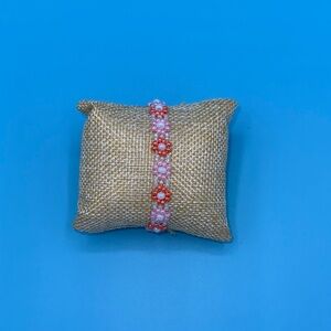 Floral Beaded Bracelet